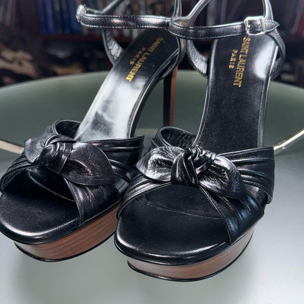 Saint Laurent Bianca high heeled sandals